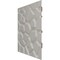 Ekena Millwork 19 5/8in. W x 19 5/8in. H Dublin EnduraWall Decorative 3D Wall Panel Covers 2.67 Sq. Ft. WP20X20DUCAB - alternate 4